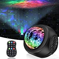 Los mejores  - LED Galaxy Proyector-RegeMoudal Olas Oceánicas Proyector-Proyector de Estrellas de Luz Nocturna-con Altavoz Bluetooth…
